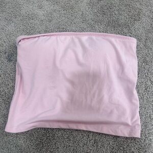 Strapless Pink Tube Top — Lightweight Women’s Tank